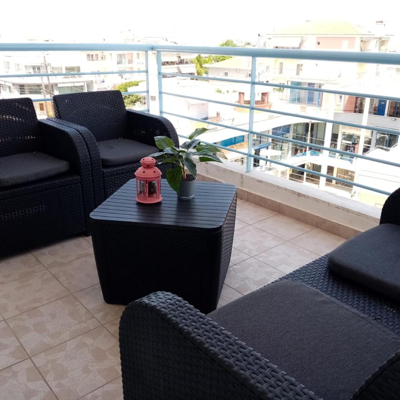 Peraía Apartment By The Beach With Amazing Sea View מראה חיצוני תמונה